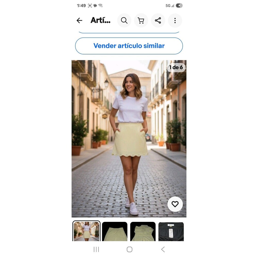 Golf skort Walter Hagen size 4